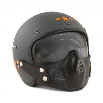 HARISSON Corsair Star Deco Gris Mate Naranja